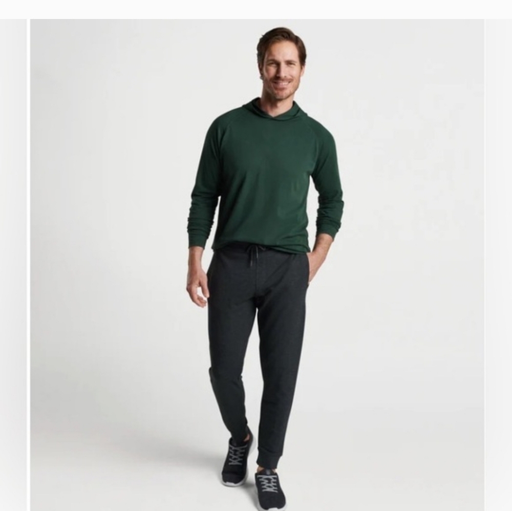 NEW, Mens Peter Millar Charcoal Jogger. Sz XL.